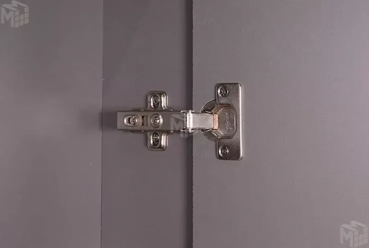 Шкаф 2-х створчатый Ольга-Лофт 3 Дуб Крафт Золотой/Темно-Серый