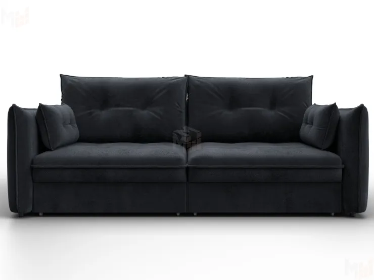 Диван прямой Лига-100 НПБ ( TOWER 11 темно-серый )