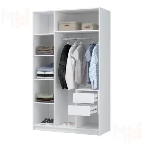 Шкаф для одежды ШК-02 Лион 3-х створчатый, белый