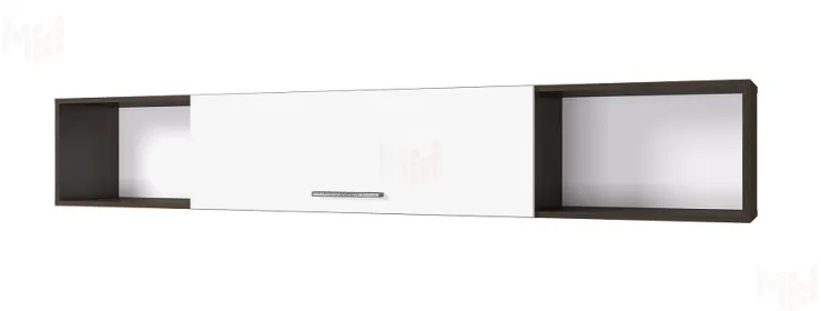 Полка навесная Ненси 2032 (венге/белый)