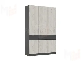 Прихожая Роджина-2 (графит/крафт белый)