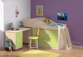 Кровать чердак Дюймовочка 3