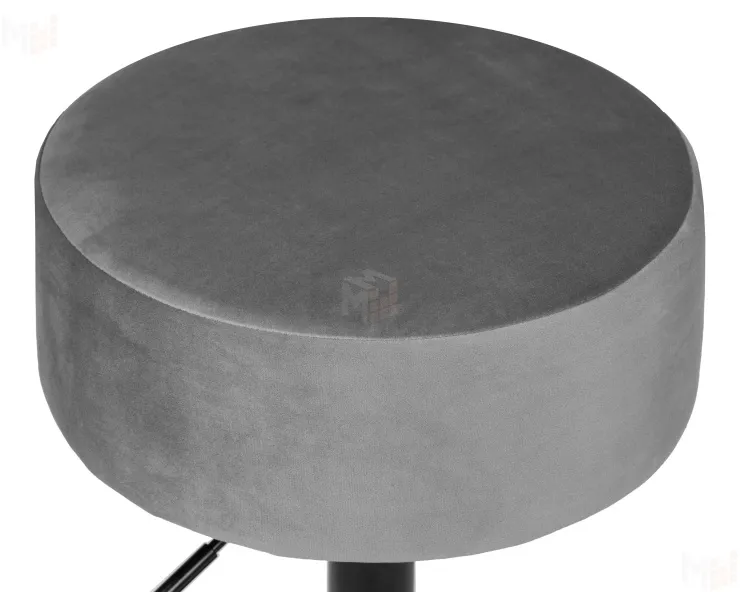 Пуф DOBRIN DANNY BLACK (серый велюр (MJ9-75))