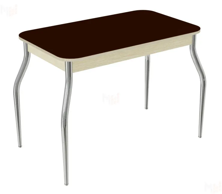 Стол Премьер (Шоколад, ноги изогнутые)