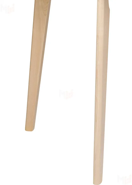 Стол деревянный круглый раскладной Норден D90  Белый/Натуральный