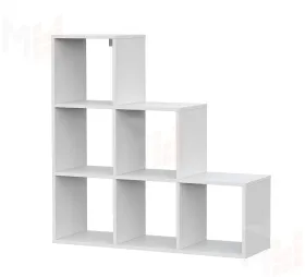 Стеллаж (лесенка) Токио Белый текстурный