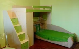 Кровать-чердак Фанки Кидз 3/1 + нижняя кровать 13/23СВ