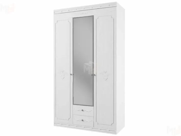 Шкаф 3-х дверный Мария-Луиза 3 Бодега Белый