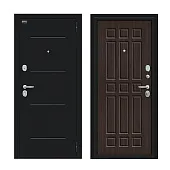 Входная металлическая дверь Мило Букле черное/Wenge Veralinga
