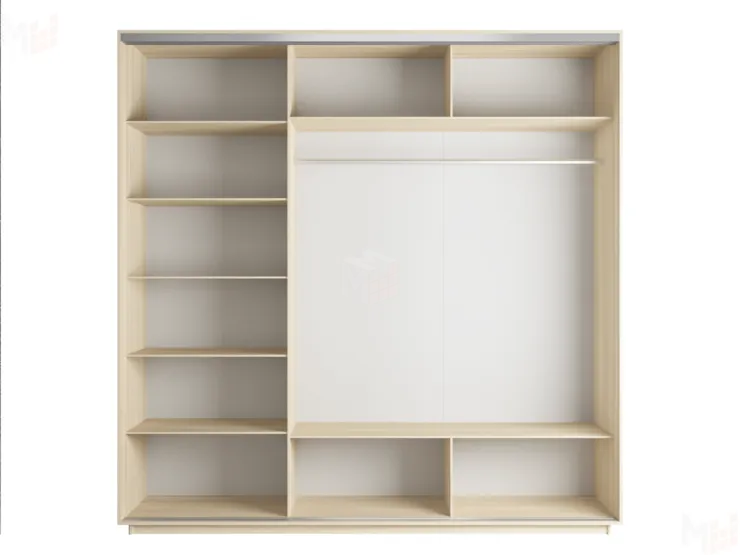 Шкаф-купе Экспресс Фото трио 2400 Лондон (дуб мол)