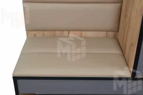 Прихожая Ольга-Лофт 4 Дуб Крафт Золотой/Темно-Серый