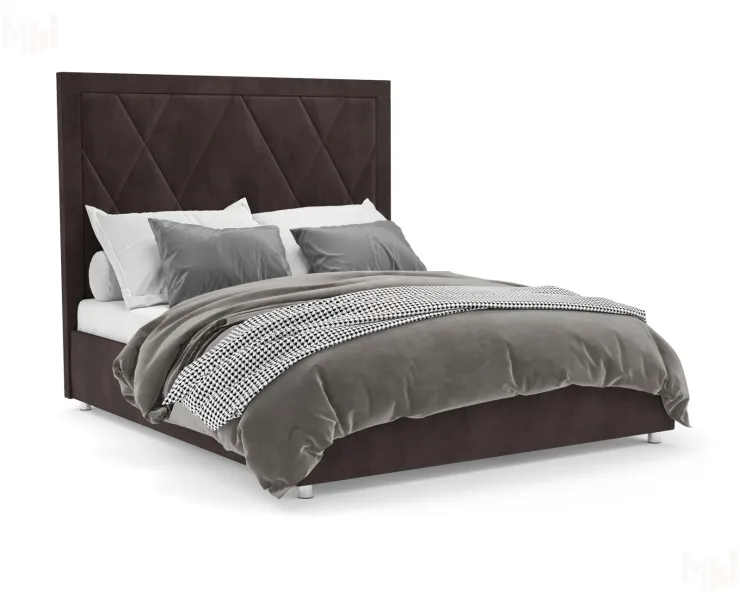 Кровать Треви 160 см (Кордрой коричневый)