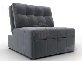 Кресло-кровать Лига-107 (80) ( SEVEN 17 серый )