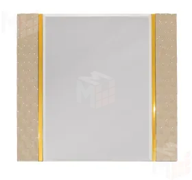 Зеркало Lara ППУ бежевый глянец