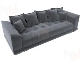 Диван прямой НордСтар НПБ ( SEVEN 17 серый )