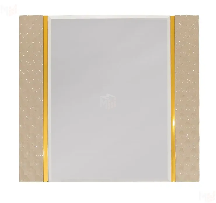 Зеркало Lara ППУ бежевый глянец