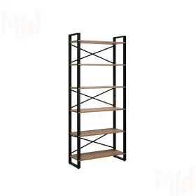 Стеллаж Leset Стилвуд 136 (Чёрный/Дуб крафт золотой)