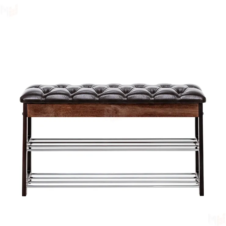 Банкетка Leset "Грейс" (Орех/Oregon perlamutr 120, каретная стяжка)