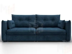 Диван прямой Лига-100 НПБ ( BRUT 11 синий )