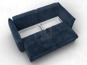 Диван прямой Лига-100 НПБ ( TOWER 13 синий )