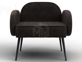Кресло Лига-086 ( велюр BRUT 17 коричневый )