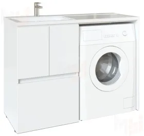 Тумба под умывальник "Космос 120" левый/правый Норма Н1 Айсберг