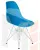 Стул обеденный DOBRIN DSR (ножки хром, цвет голубой (BE-02))