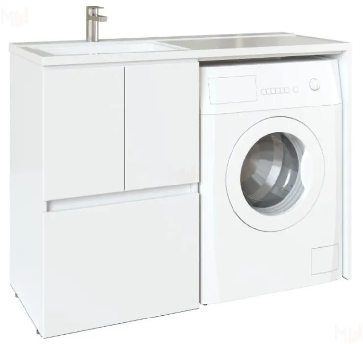 Тумба под умывальник "Космос 120" левый/правый Норма Н1 Айсберг