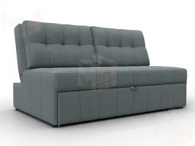 Диван прямой Лига-107 (140) ( Амур 07 серый )