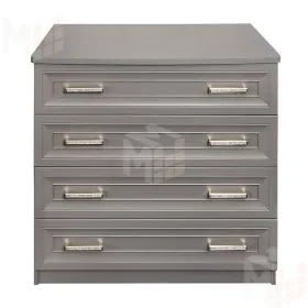 Комод Мокко 4 ящика серый камень