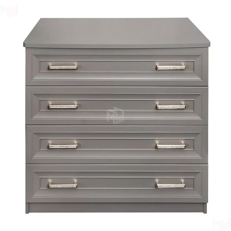 Комод Мокко 4 ящика серый камень