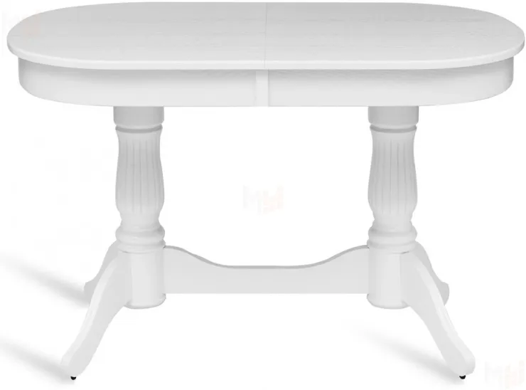 Стол деревянный раздвижной Кайнс 120 Белый