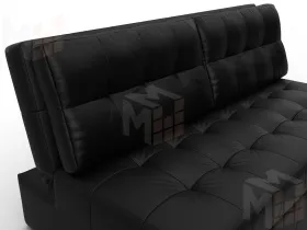 Диван прямой Лига-107 (160) ( GRIFON 18 черный )