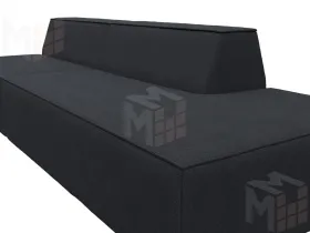 Диван прямой модульный Монс Модерн правый ( JOLY 16 темно-серый )