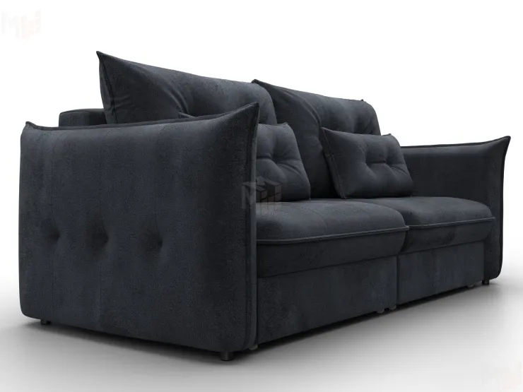 Диван прямой Лига-100 НПБ ( TOWER 11 темно-серый )