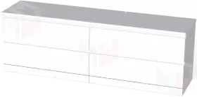 Комод Варма 4Д белый