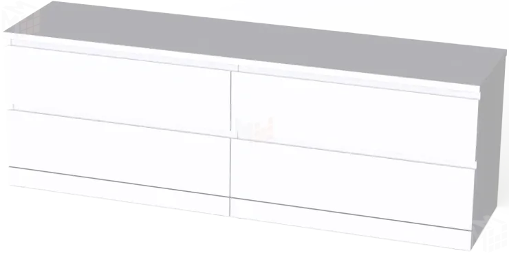 Комод Варма 4Д белый