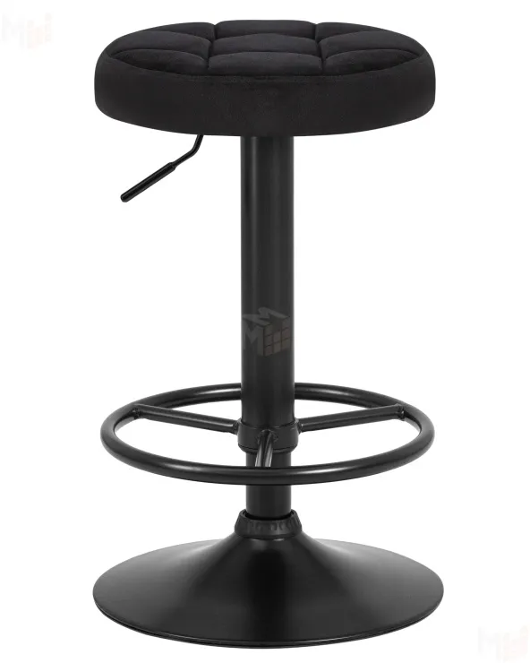 Табурет барный DOBRIN BRUNO BLACK (черный велюр (MJ9-101))
