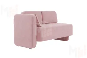 Кушетка Хьюстон на пружинном блоке Розовый