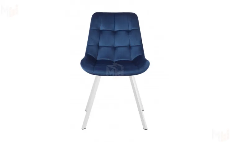 Стул поворотный Эйден М Confetti blue/белый