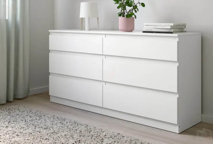Комод Мори 1200.6 белый