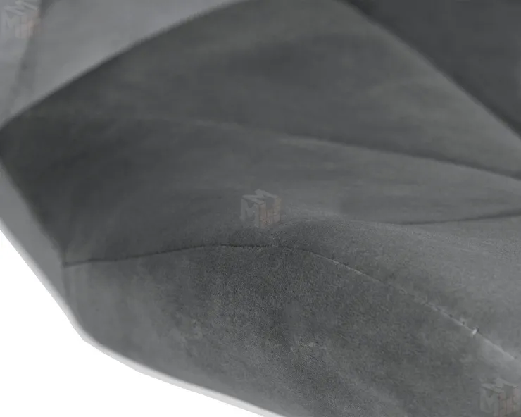 Стул барный DOBRIN BARNY BLACK (серый велюр (MJ9-75))