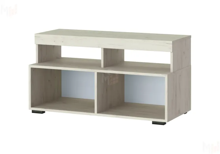 Тумба малая ТМС-1200 СОНАТА Дуб Крафт белый - Антрацит