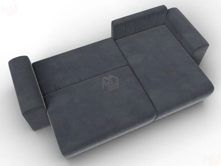 Диван угловой Лига-099 угол универсальный ( Vertical серый )