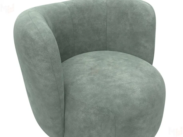 Кресло Лига-072 ( велюр BRUT 08 зеленый )