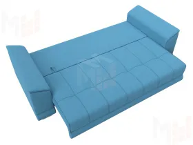 Диван прямой НордСтар НПБ ( Амур 10 голубой )