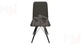 Стул Стенли К3 Черный муар, Велюр Confetti Stone