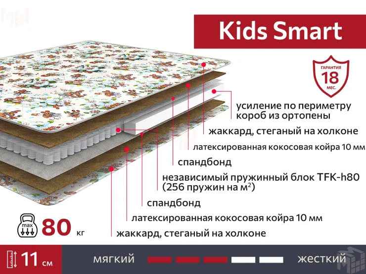Матрас Kids Smart 90х190 см