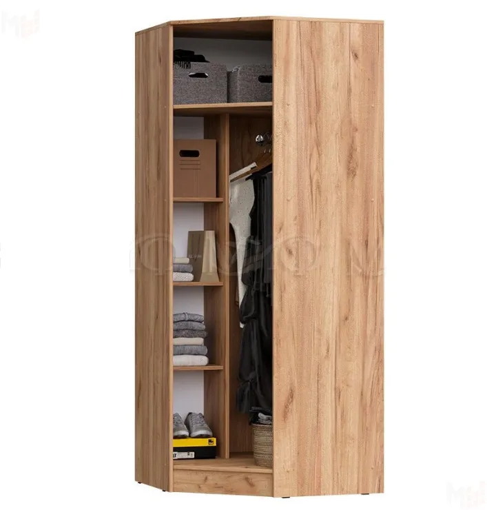 Шкаф угловой Мартина (дуб крафт/графит)