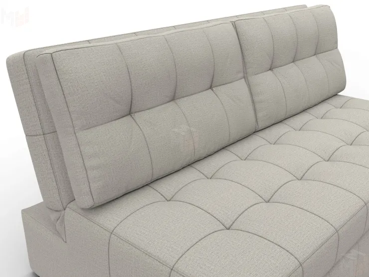 Диван прямой Лига-107 (160) ( Амур 02 бежевый )